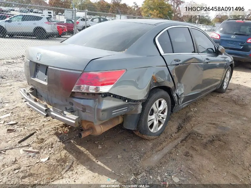 1HGCP26458A091496 2008 Honda Accord 2.4 Lx-P