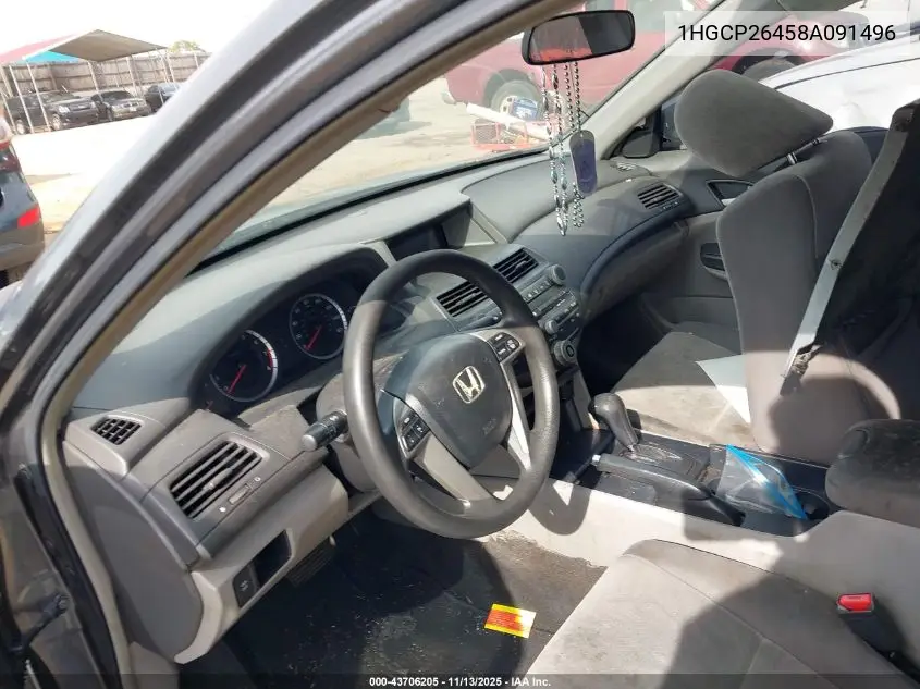 1HGCP26458A091496 2008 Honda Accord 2.4 Lx-P