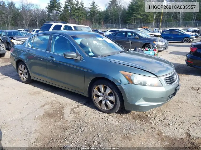 1HGCP26818A035557 2008 Honda Accord 2.4 Ex-L