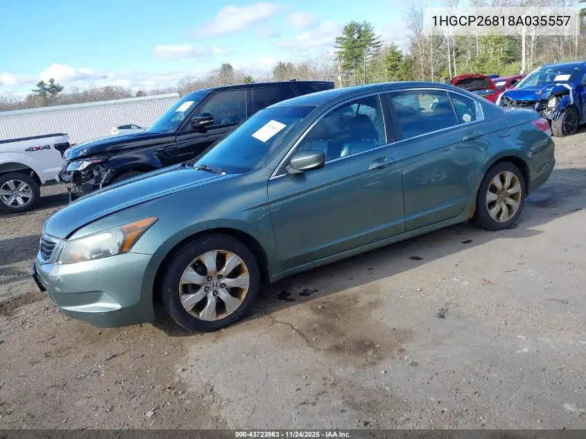 1HGCP26818A035557 2008 Honda Accord 2.4 Ex-L