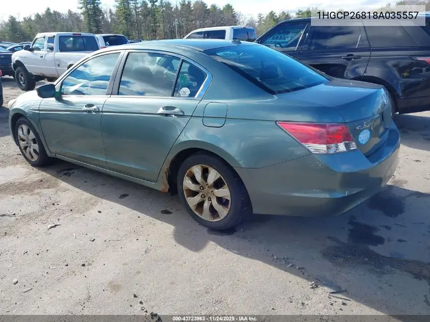 1HGCP26818A035557 2008 Honda Accord 2.4 Ex-L