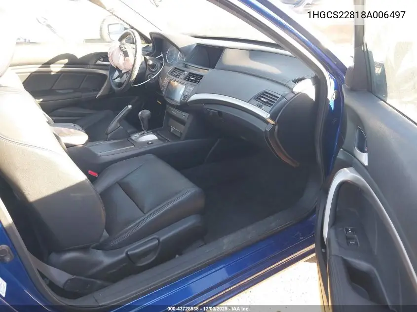 1HGCS22818A006497 2008 Honda Accord 3.5 Ex-L