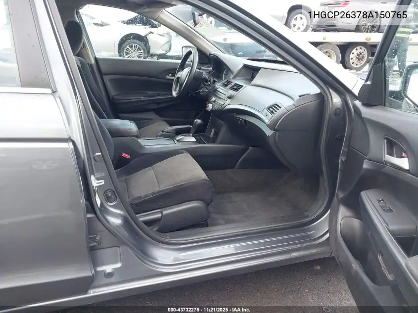 1HGCP26378A150765 2008 Honda Accord 2.4 Lx