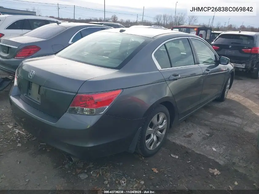 JHMCP26838C069842 2008 Honda Accord 2.4 Ex-L