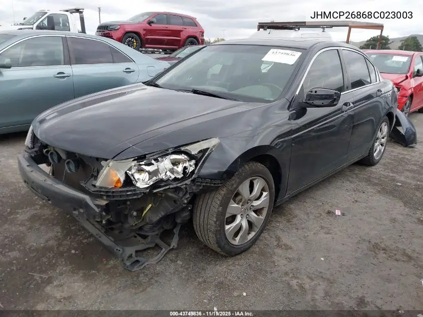 JHMCP26868C023003 2008 Honda Accord 2.4 Ex-L