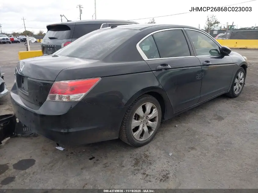 JHMCP26868C023003 2008 Honda Accord 2.4 Ex-L