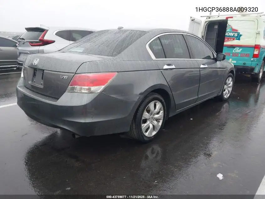 1HGCP36888A009320 2008 Honda Accord 3.5 Ex-L