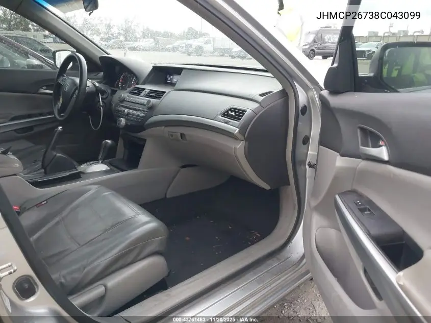 JHMCP26738C043099 2008 Honda Accord 2.4 Ex
