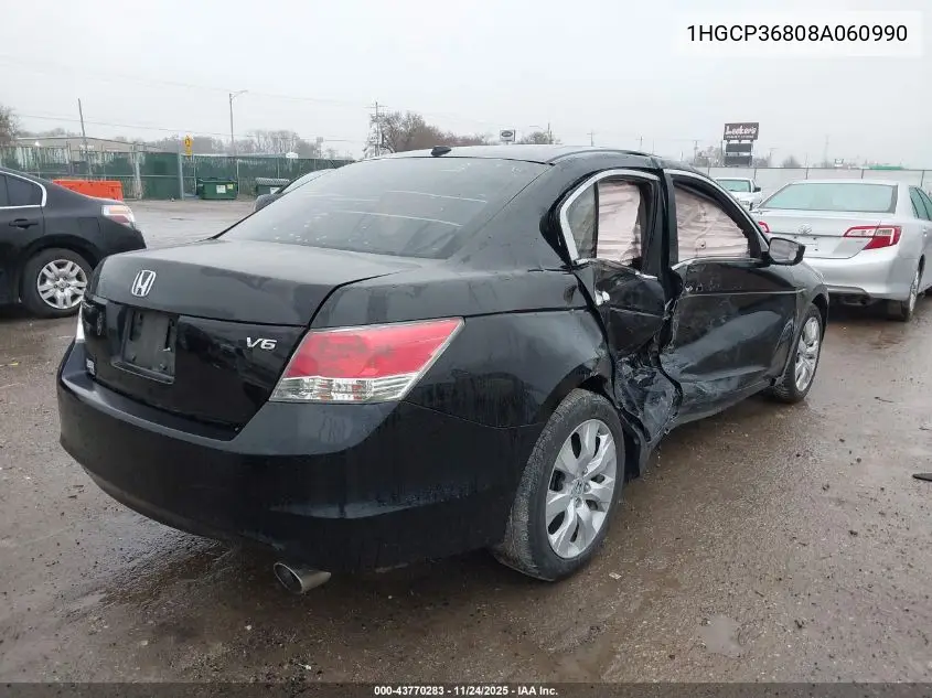 1HGCP36808A060990 2008 Honda Accord 3.5 Ex-L