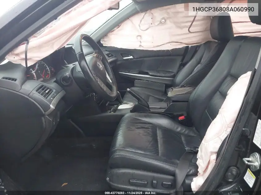 1HGCP36808A060990 2008 Honda Accord 3.5 Ex-L