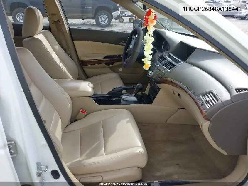 1HGCP26848A138441 2008 Honda Accord 2.4 Ex-L