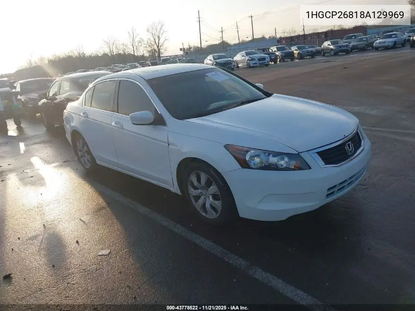 1HGCP26818A129969 2008 Honda Accord 2.4 Ex-L
