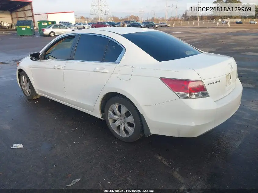 1HGCP26818A129969 2008 Honda Accord 2.4 Ex-L
