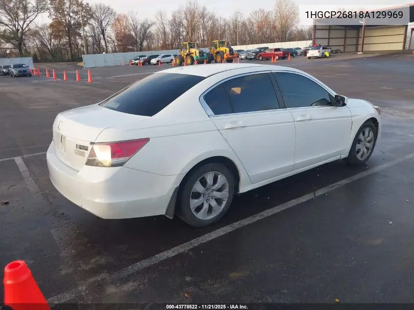 1HGCP26818A129969 2008 Honda Accord 2.4 Ex-L