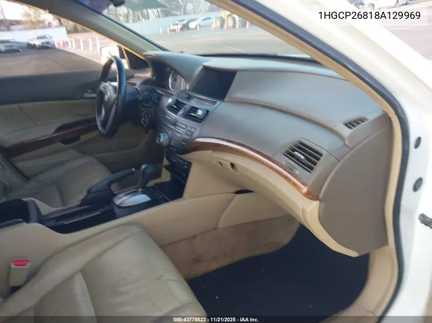 1HGCP26818A129969 2008 Honda Accord 2.4 Ex-L