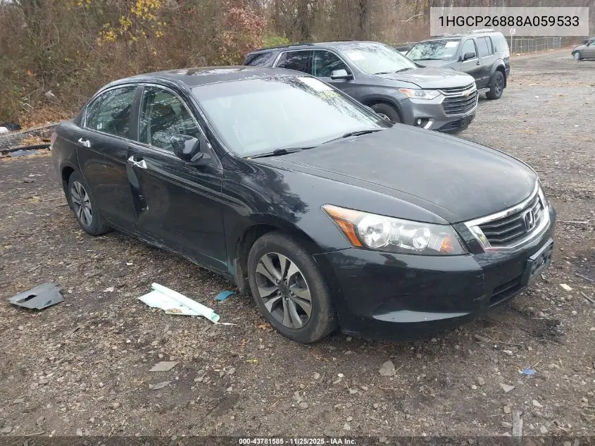 1HGCP26888A059533 2008 Honda Accord 2.4 Ex-L