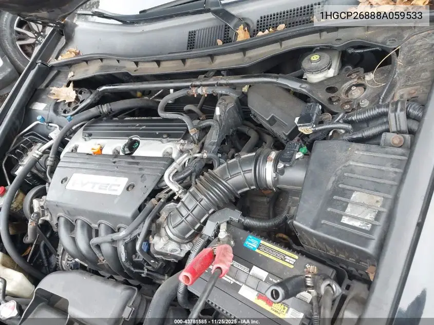 1HGCP26888A059533 2008 Honda Accord 2.4 Ex-L