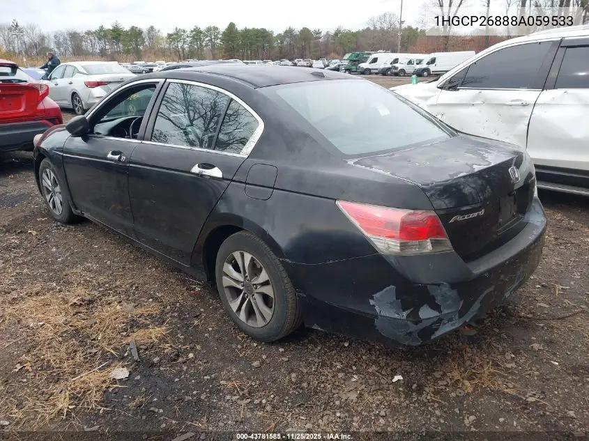 1HGCP26888A059533 2008 Honda Accord 2.4 Ex-L