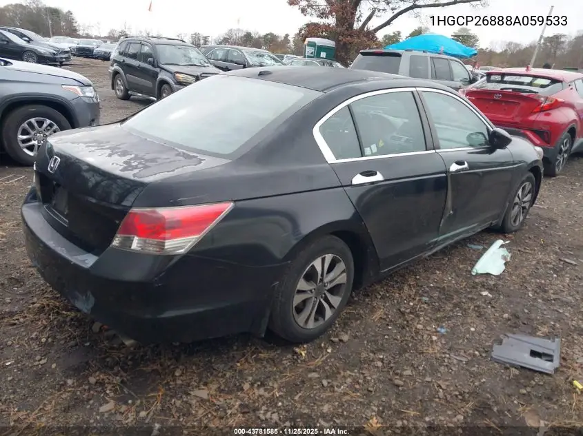 1HGCP26888A059533 2008 Honda Accord 2.4 Ex-L