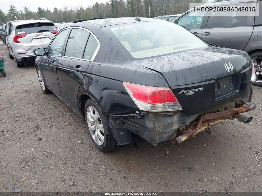 1HGCP26888A048015 2008 Honda Accord 2.4 Ex-L