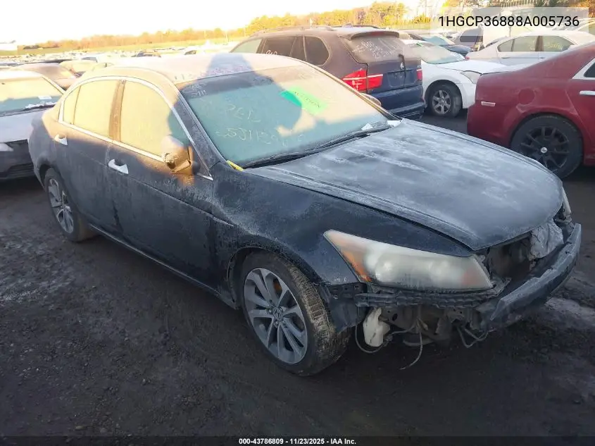 1HGCP36888A005736 2008 Honda Accord 3.5 Ex-L