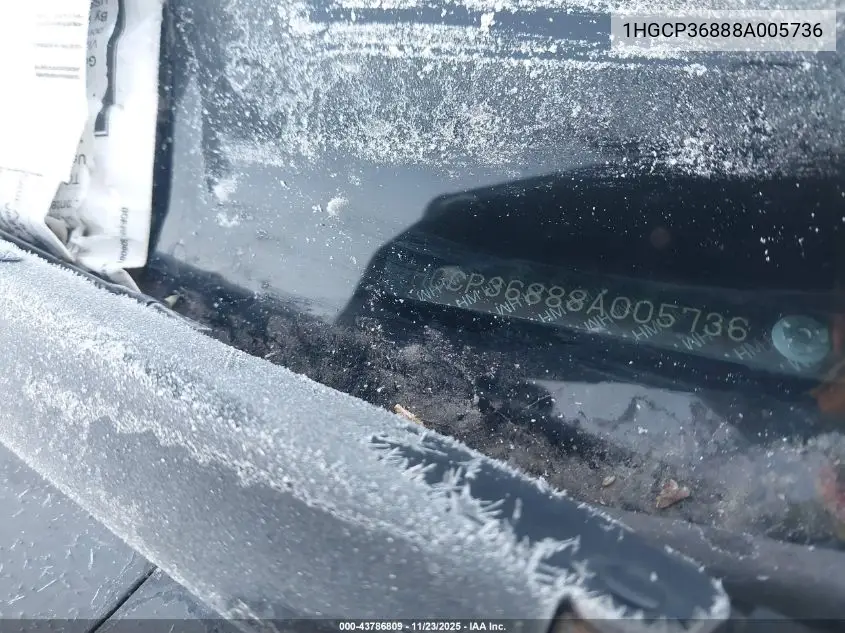 1HGCP36888A005736 2008 Honda Accord 3.5 Ex-L