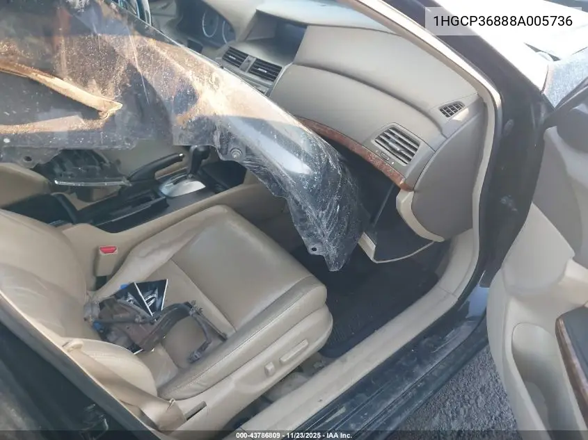1HGCP36888A005736 2008 Honda Accord 3.5 Ex-L