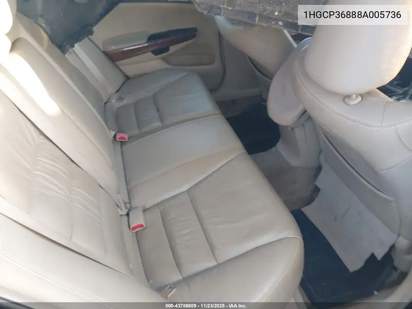 1HGCP36888A005736 2008 Honda Accord 3.5 Ex-L