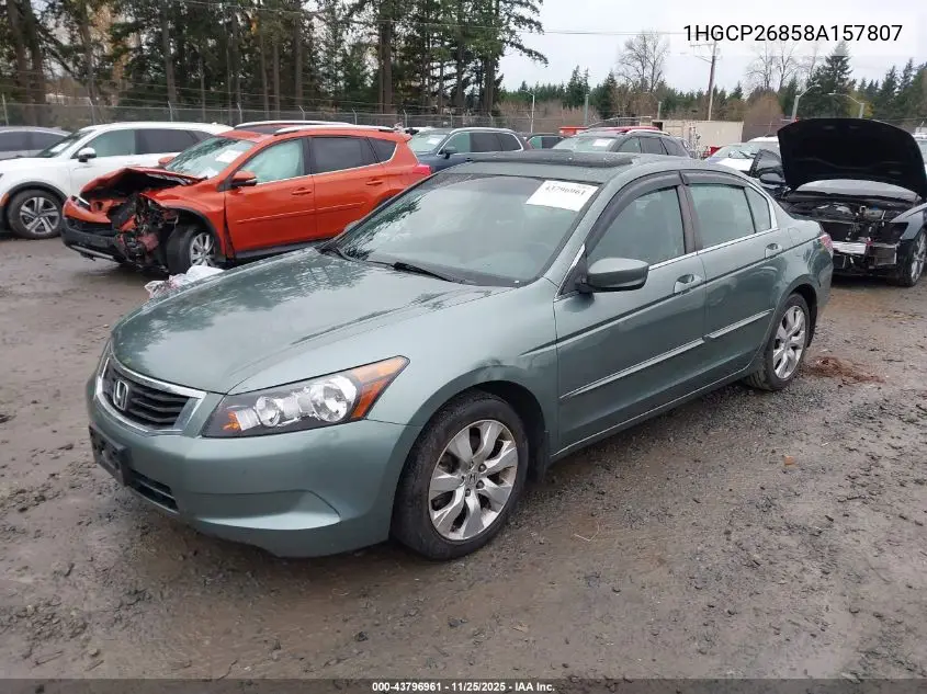 1HGCP26858A157807 2008 Honda Accord 2.4 Ex-L