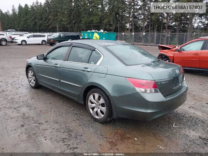 1HGCP26858A157807 2008 Honda Accord 2.4 Ex-L