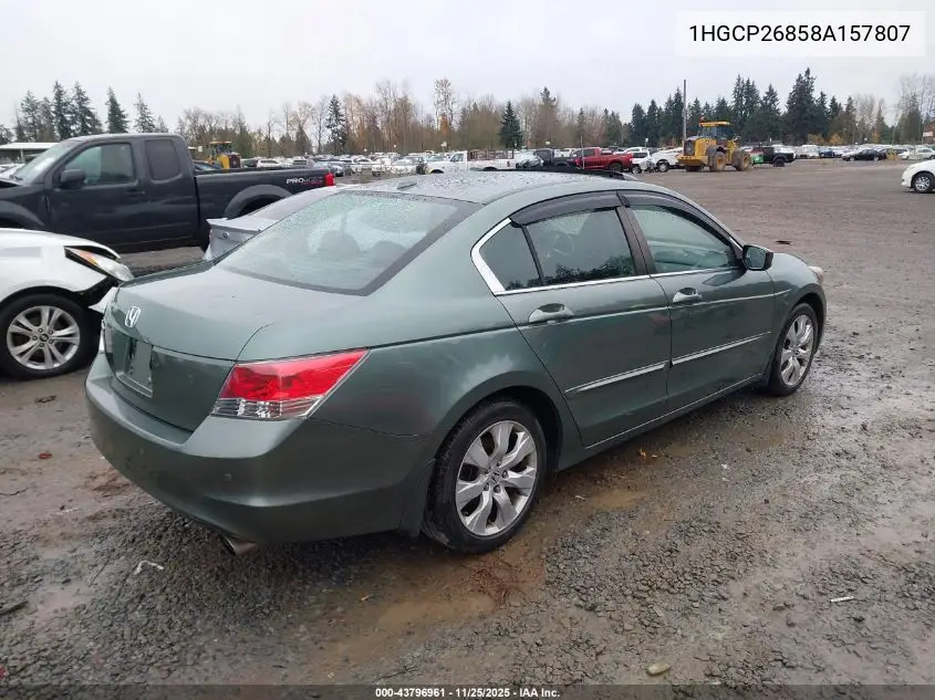 1HGCP26858A157807 2008 Honda Accord 2.4 Ex-L