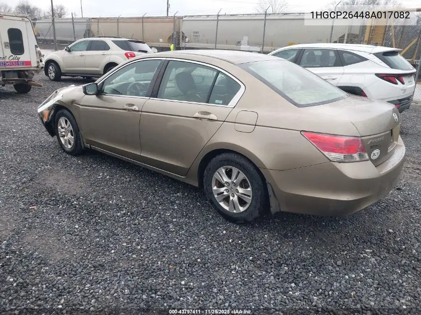 1HGCP26448A017082 2008 Honda Accord 2.4 Lx-P