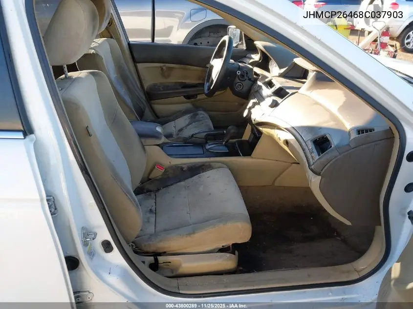 JHMCP26468C037903 2008 Honda Accord 2.4 Lx-P