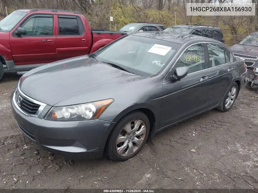 1HGCP268X8A156930 2008 Honda Accord 2.4 Ex-L