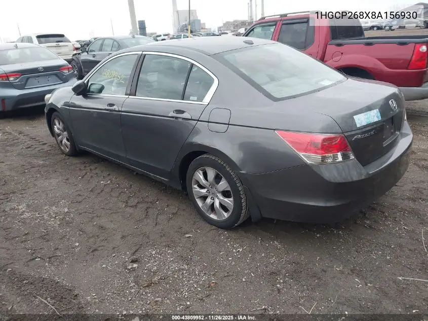 1HGCP268X8A156930 2008 Honda Accord 2.4 Ex-L