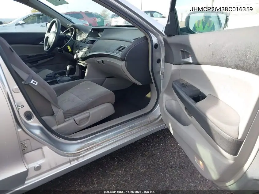 JHMCP26438C016359 2008 Honda Accord 2.4 Lx-P