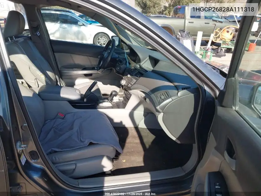 1HGCP26828A111318 2008 Honda Accord 2.4 Ex-L