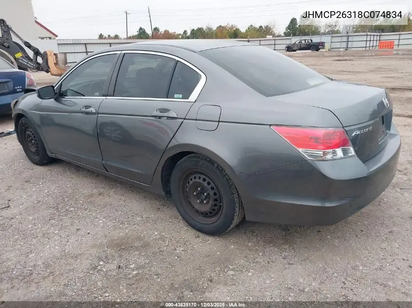 JHMCP26318C074834 2008 Honda Accord 2.4 Lx