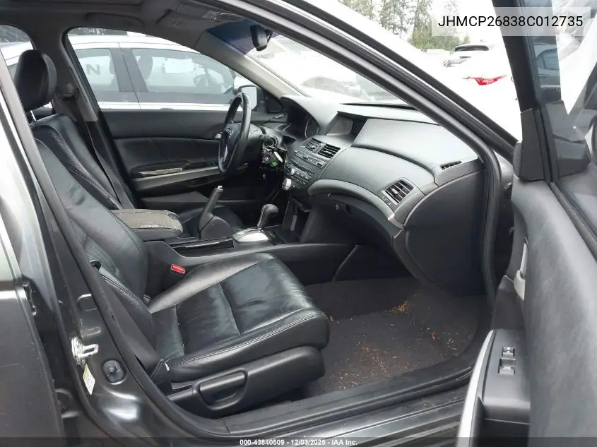 JHMCP26838C012735 2008 Honda Accord 2.4 Ex-L
