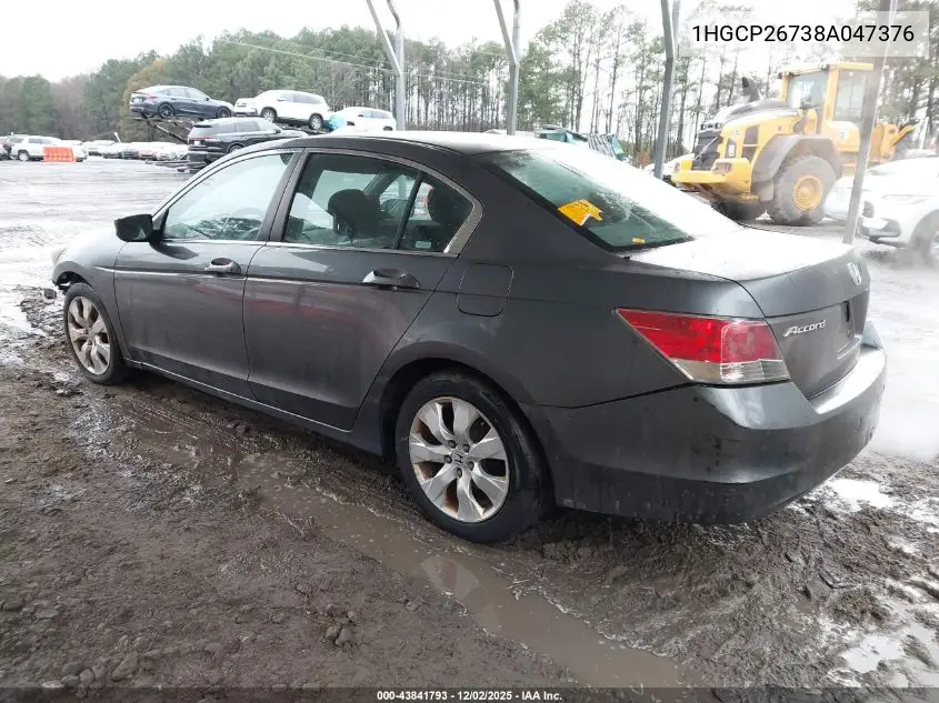 1HGCP26738A047376 2008 Honda Accord 2.4 Ex