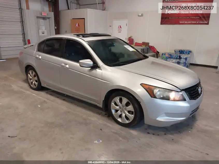 JHMCP268X8C054237 2008 Honda Accord 2.4 Ex-L