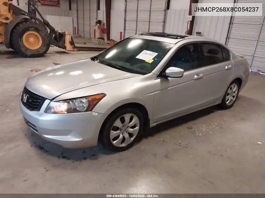 JHMCP268X8C054237 2008 Honda Accord 2.4 Ex-L