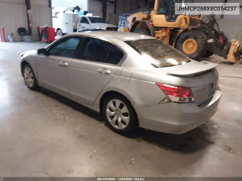 JHMCP268X8C054237 2008 Honda Accord 2.4 Ex-L