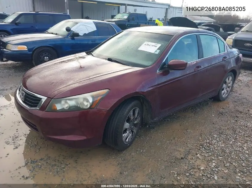 1HGCP26808A085205 2008 Honda Accord 2.4 Ex-L