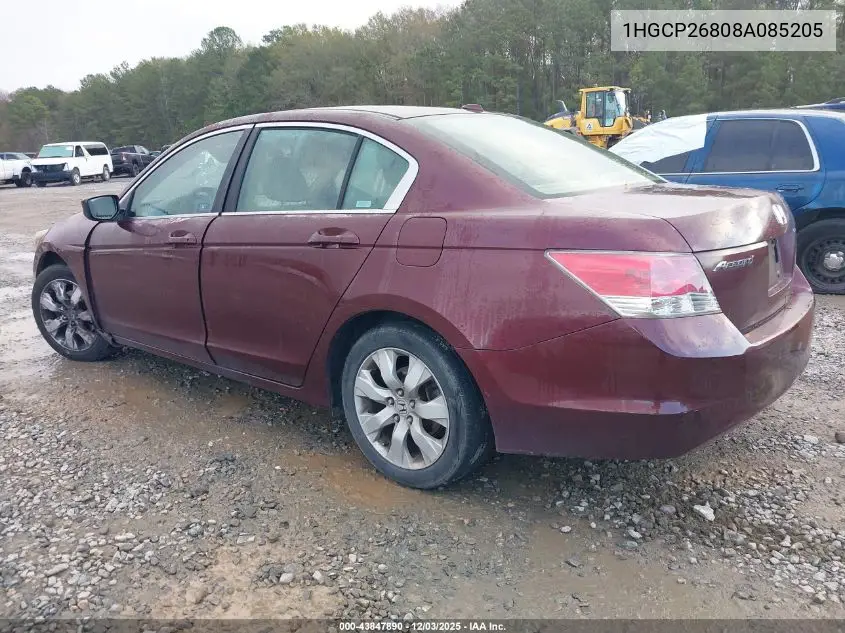 1HGCP26808A085205 2008 Honda Accord 2.4 Ex-L