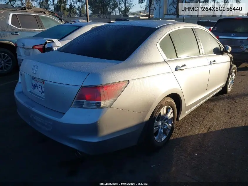 JHMCP264X8C056440 2008 Honda Accord 2.4 Lx-P
