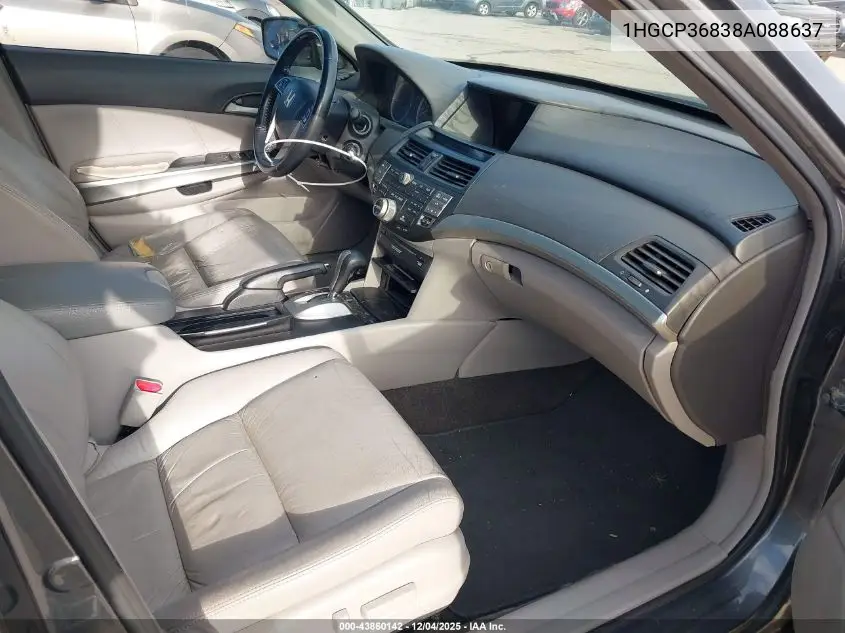 1HGCP36838A088637 2008 Honda Accord 3.5 Ex-L