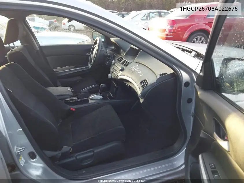 1HGCP26708A022676 2008 Honda Accord 2.4 Ex