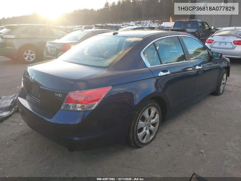 1HGCP36818A077829 2008 Honda Accord 3.5 Ex-L
