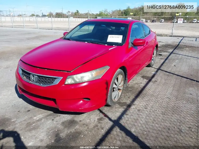 1HGCS12768A009235 2008 Honda Accord 2.4 Ex